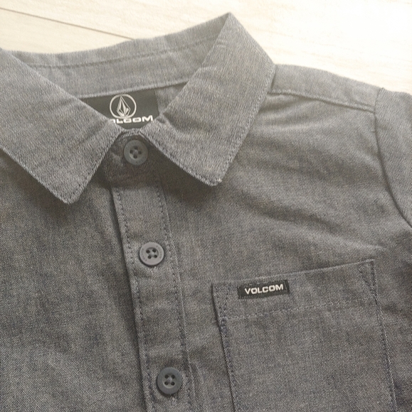 VOLCOM NEW Baby Woven Button Up Shirt & Chino Pants - Picture 3 of 10